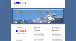 Desktop Screenshot of lornet.com